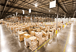 interior large warehouse space; services; Commercial Real Estate Ohio